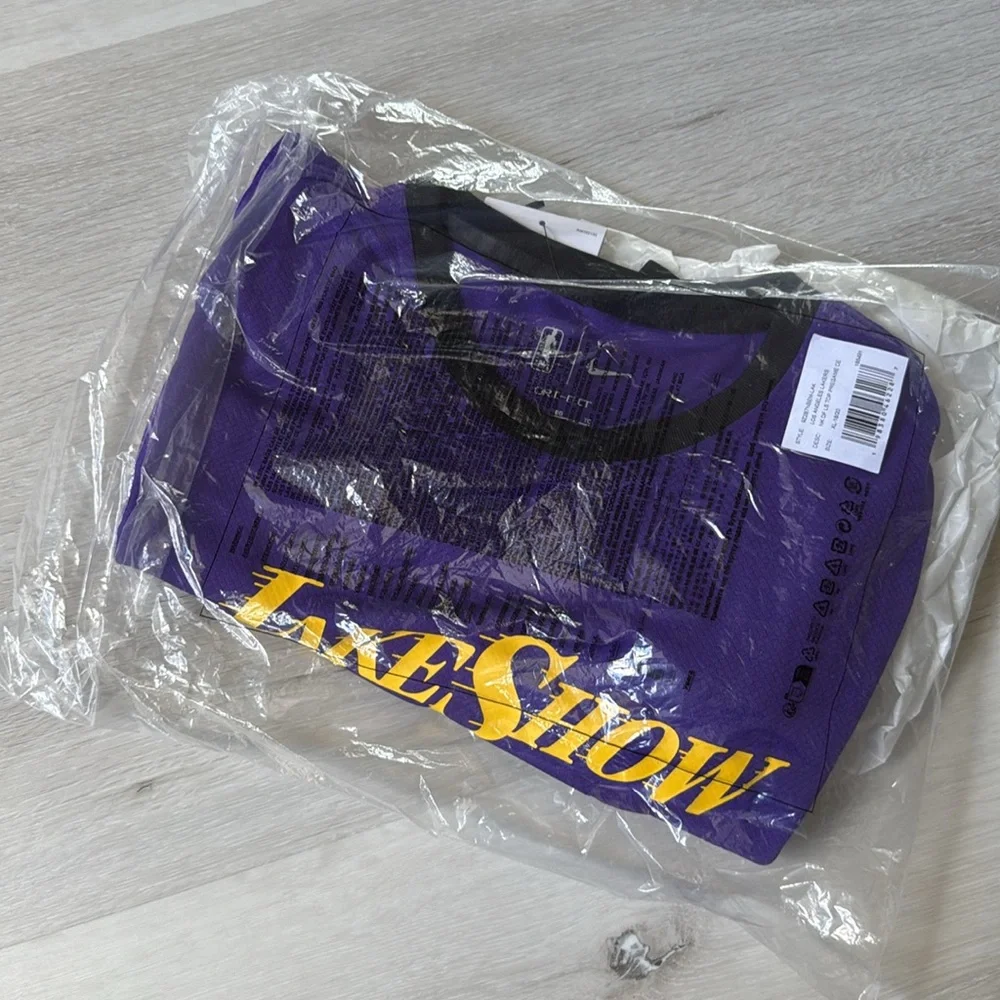 Nike Adult 24-25 City‎ Edition Los Angeles Lakers Progran LS T-Shirt XL Nwt
